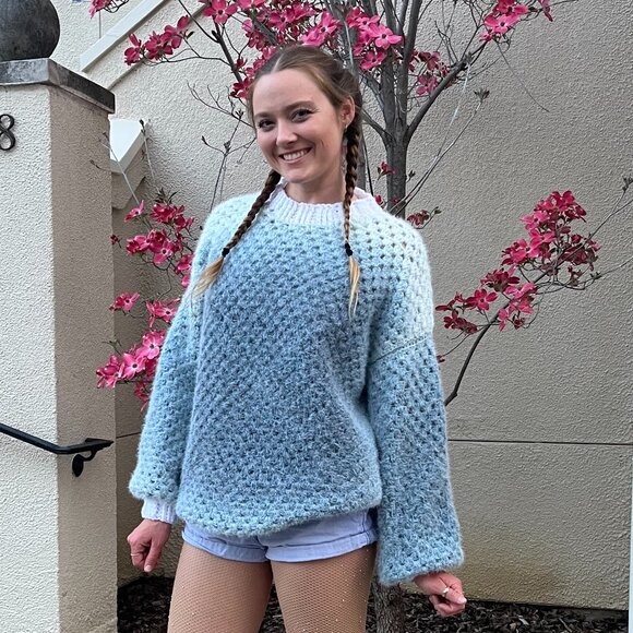 Hand Crafted Sweaters - Handmade Crochet Pull-over Sweater